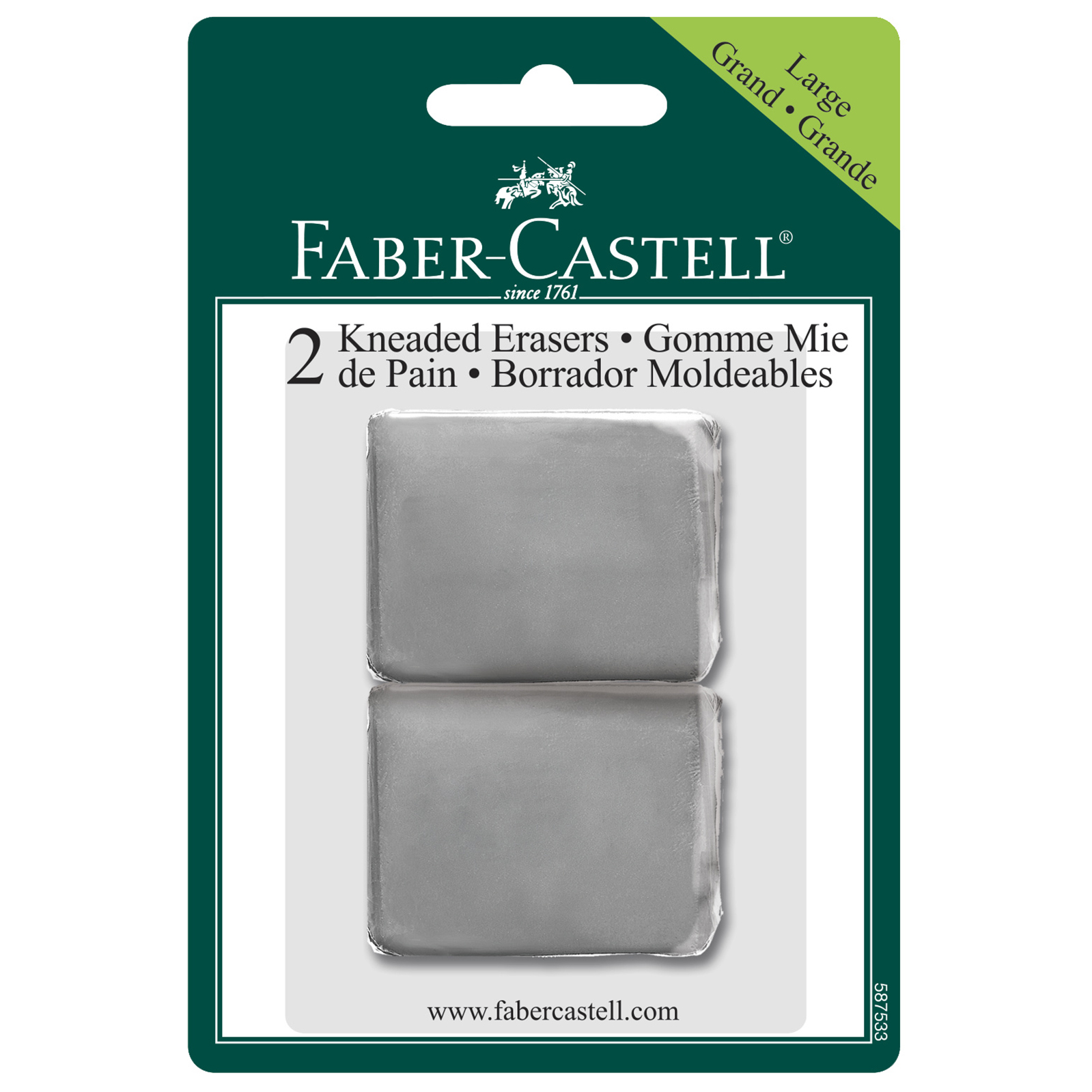 12 Packs: 2 ct. (24 total) Faber-Castell® Kneaded Erasers
